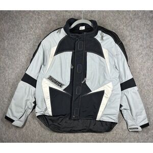 Thor Ride Performance Outerwear Jacket Mens Medium Gray Black Motocross MX